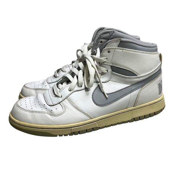 Vintage Big NIKE Men’s High White Wolf Neutral Gray Sneakers [336608-118] - 10.5 - Picture 1 of 9